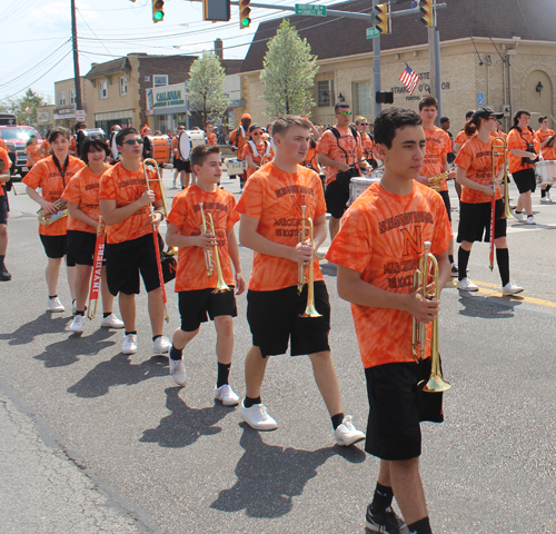 Normandy High School Band at 2018 Polish Constitution Day Parade in Parma