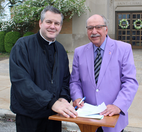 Rev. Eric Orzech and Bruce Kalinowski