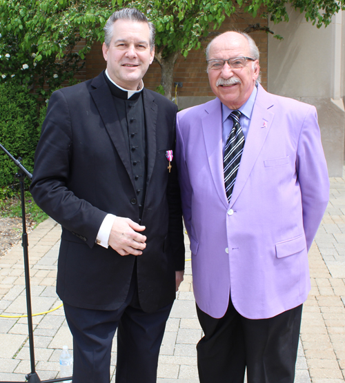 Father Eric Orzech and Bruce Kalinowski