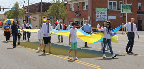 Ukrainian Community at Polish Constitution Day Parade in Parma 2023