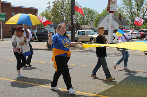 Ukrainian Community at Polish Constitution Day Parade in Parma 2023