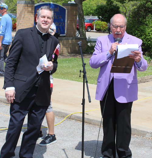 Father Eric Orzech and Bruce Kalinowski