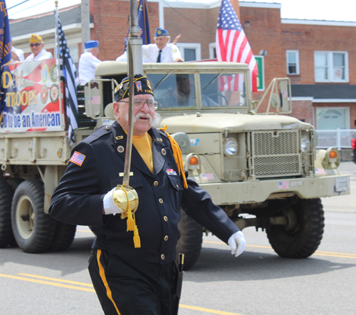 Polish Constitution Day Parade in Parma 2023 veteran