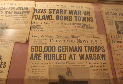 Historic 1939 Cleveland newspapers