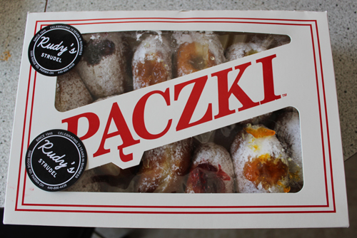 Dozen paczki from Rudy's