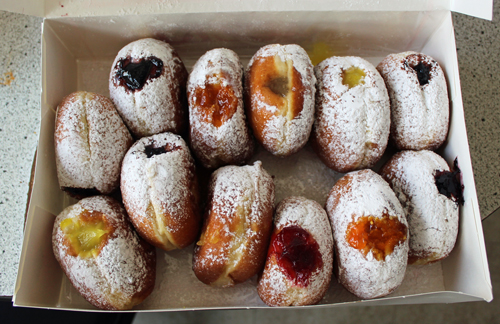 Dozen paczki from Rudy's