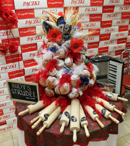 Paczki centerpiece celebrating 75 years