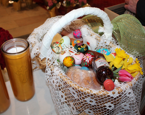 Easter basket at St Casimir