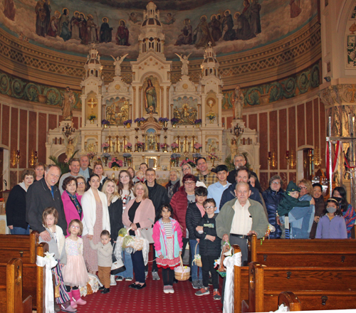 Group of parishioners at St. Casimir
