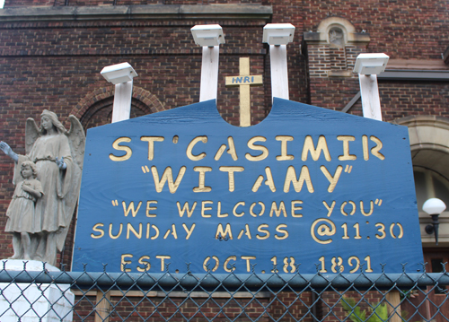 St Casimir Church Witamy sign