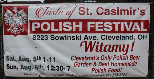 Taste of Casimir Polish Festival banner