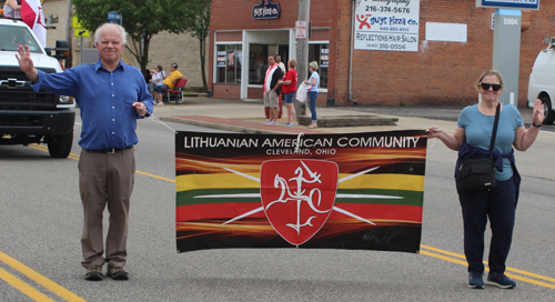 Lithuanians at Polish Constitution Day Parade 2024 in Parma Ohio