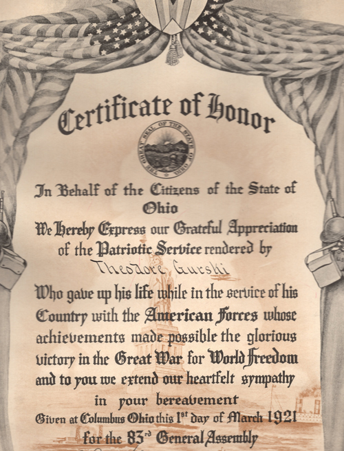 Ted Gurski WW1 Ohio