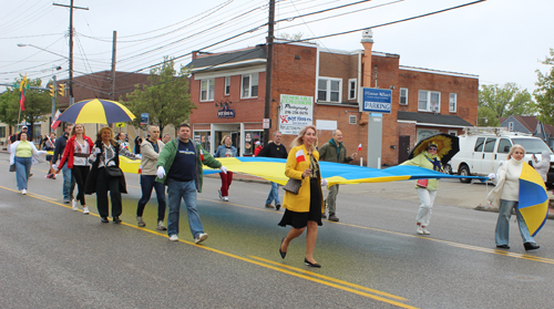 Ukrainian community at Polish Constitution Day Parade 2025 in Parma Ohio