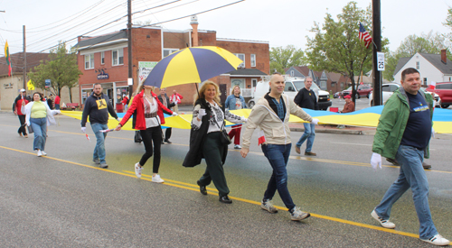 Ukrainian community at Polish Constitution Day Parade 2025 in Parma Ohio