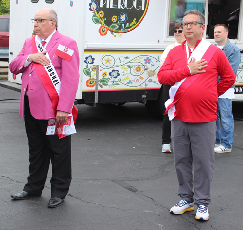 Bruce Kalinowski and Mayor Tim DeGeeter