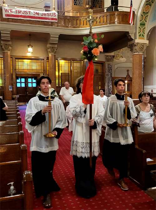 Processional into Mass