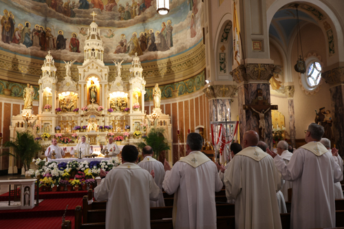 Polish American Priests Mass at St. Casimir Church in Cleveland