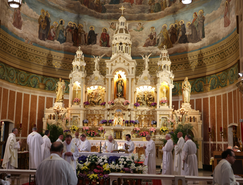 Polish American Priests Mass at St. Casimir Church in Cleveland
