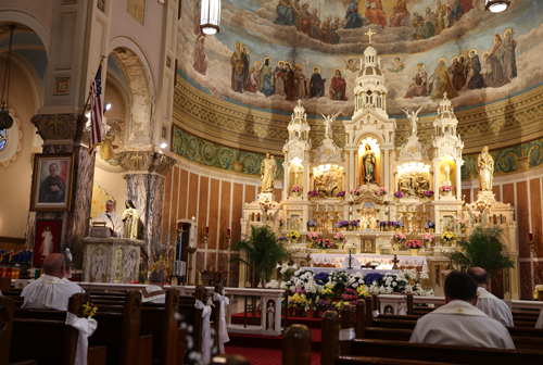Polish American Priests Mass at St. Casimir Church in Cleveland