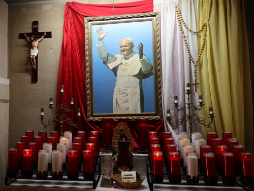 Saint Pope John Paul II at St Casimir Church 