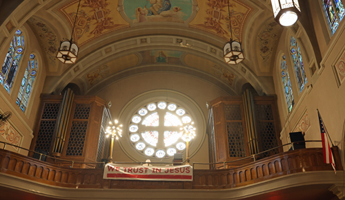 St Casimir Church choir loft