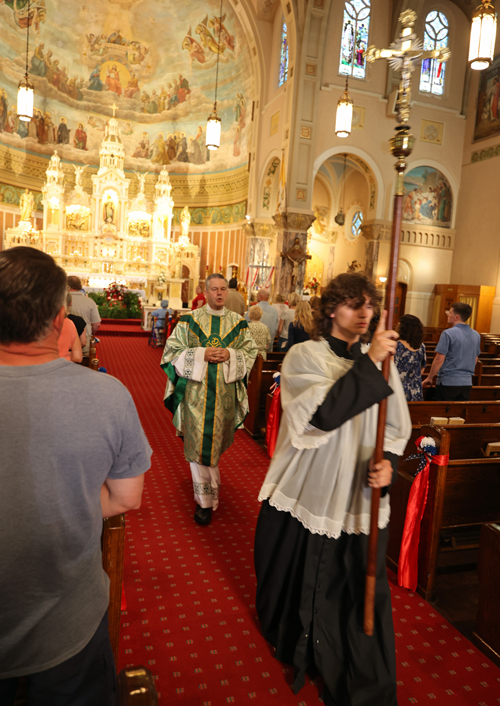 Rev. Eric Orzech Recessional at Mass