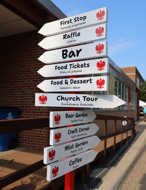 Taste of St. Casimir sign