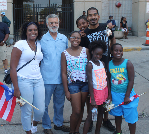 Cleveland Mayor Frank Jackson at Puerto Rican parade in Cleveland
