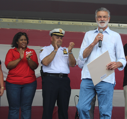 Cleveland Mayor Frank Jackson at Puerto Rican Festival