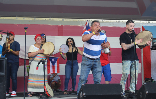 Los Muchachos De La Plena at Cleveland Puerto Rican Festival