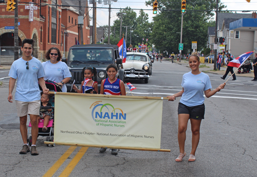 National Asscoiation of Hispanic Nurses at  2018 Puerto Rican Parade in Cleveland