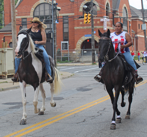 Horses at  2018 Puerto Rican Parade in Cleveland