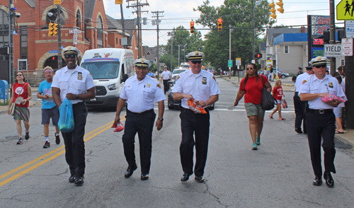Cleveland Police at  Puerto Rican Parade in Cleveland