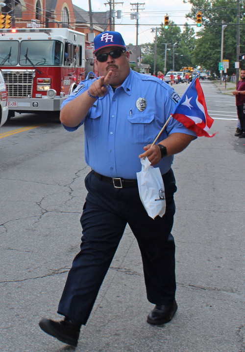 Cleveland Safety Forces at  Puerto Rican Parade in Cleveland