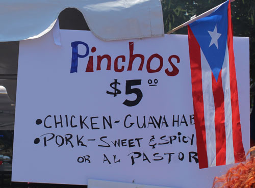 Pinchos at 2019 Puerto Rican Festival in Cleveland