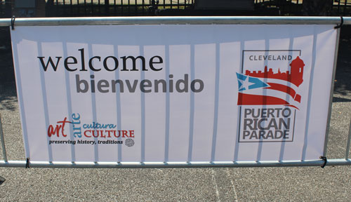 Cleveland Puerto Rican Festival sign