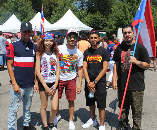 Teens at 2019 Puerto Rican Festival in Cleveland