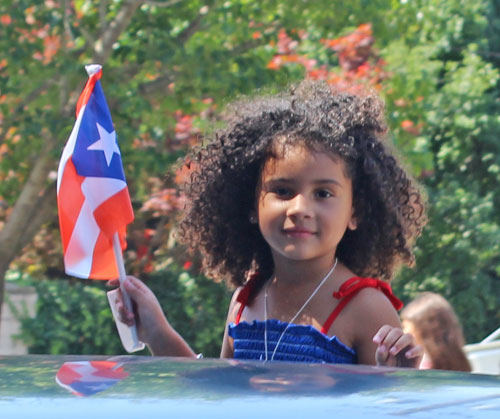 2019 Cleveland Puerto Rican Parade girl