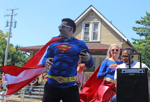 2019 Cleveland Puerto Rican Parade superman