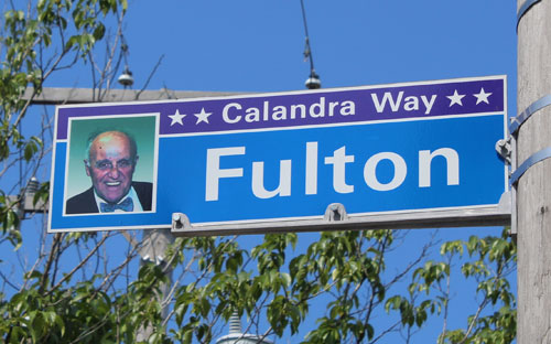 2019 Cleveland Puerto Rican Parade street sign