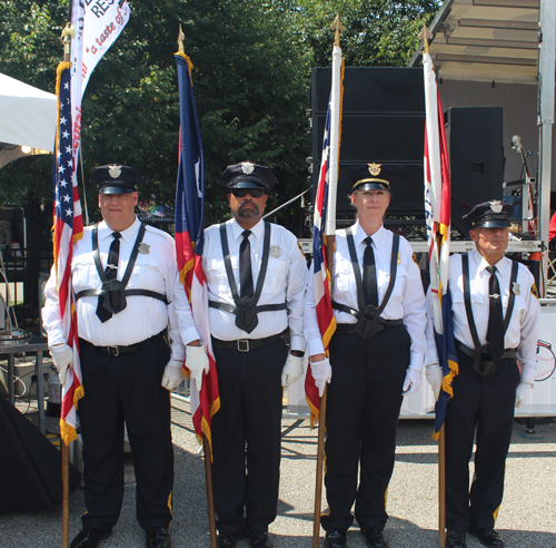 Color Guard at 2022 Puerto Rican Festival in Cleveland