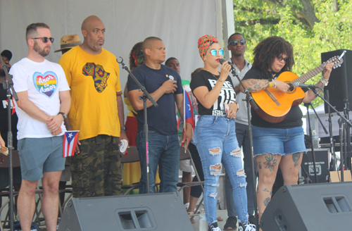 National anthem at 2022 Puerto Rican Festival in Cleveland