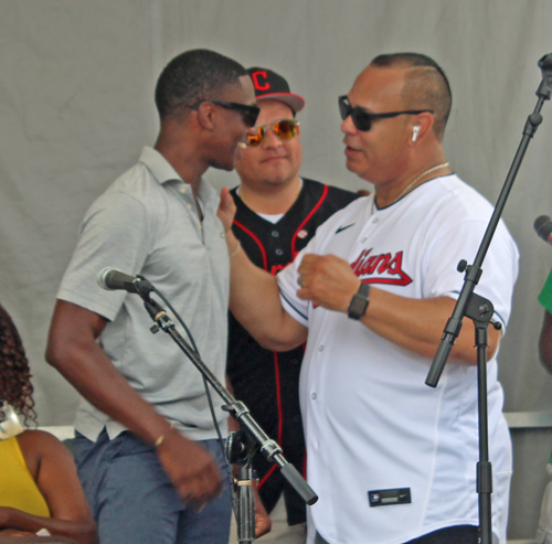 Mayor Bibb and Carlos Baerga