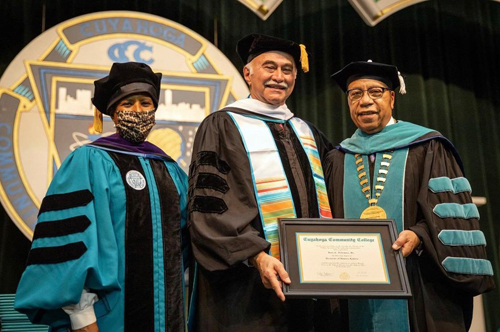 Jos Feliciano honorary degree from Tri-C