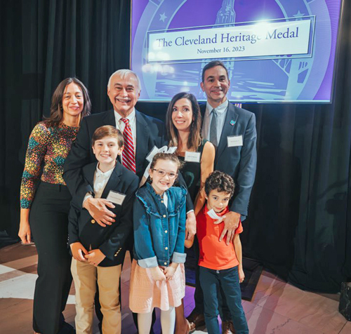 Jos Feliciano and family