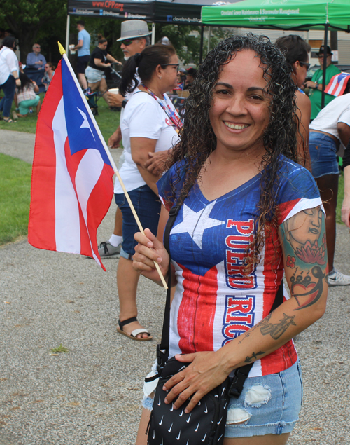 Woman at Puerto Rican Festival