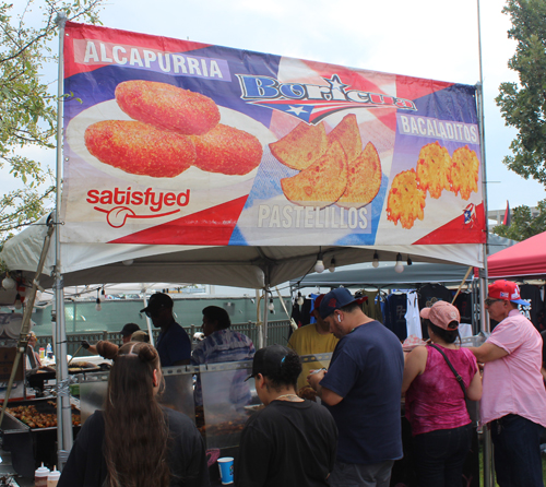 Food at Puerto Rican Festival