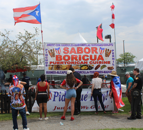 Food at Puerto Rican Festival