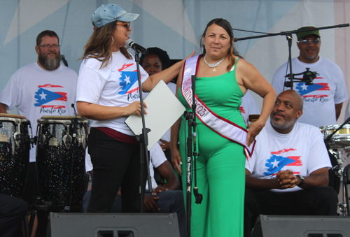 Madrina of the Cleveland Puerto Rican Festival